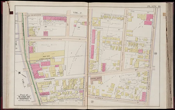 Atlas of the city of Boston : Roxbury, Mass. : volume four : from actual surveys and official records