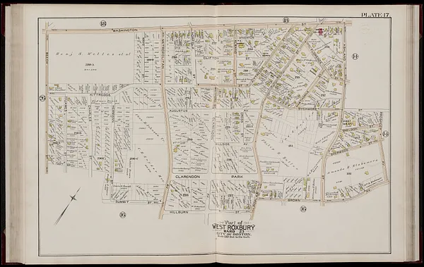 Atlas of the city of Boston, West Roxbury, Mass., volume six : from actual surveys and official plans