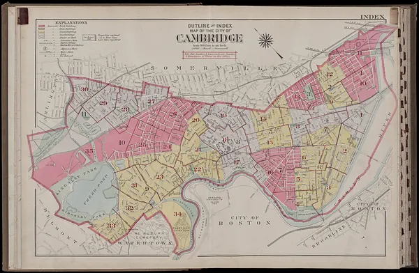 Atlas of the city of Cambridge, Massachusetts