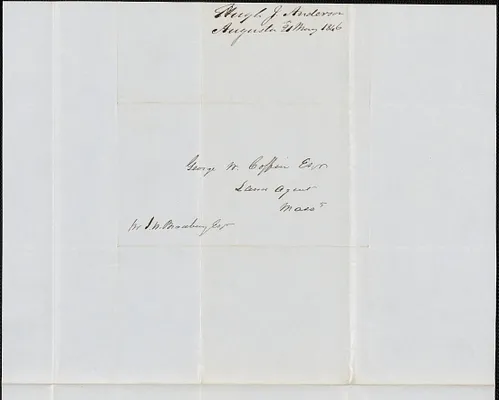 Hugh J. Anderson to George Coffin, 21 May 1846