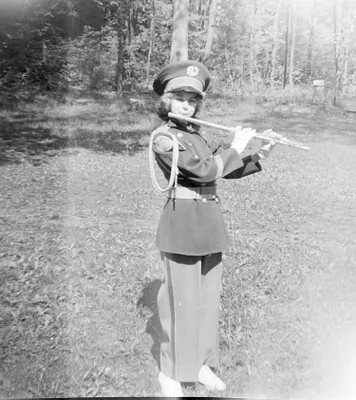 Young Flautist in Military Uniform, 1962