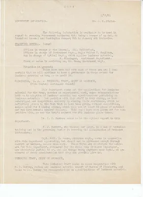 Letter Sent to C.H. Dimick, January 13, 1920