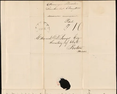 Ebenezer Baxter to Edward Bangs, 6 May 1833
