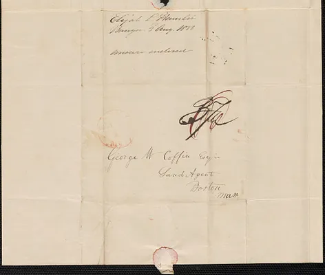 Elijah L. Hamlin to George Coffin, 3 August 1838