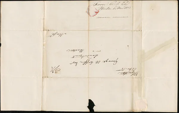 Samuel Cook to George Coffin, 14 November 1833