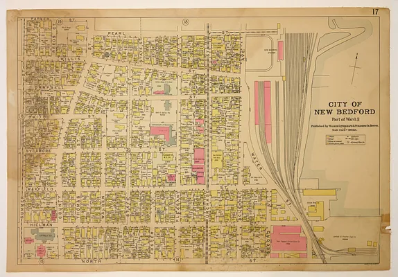 Atlas of the City of New Bedford, Part of Ward 3, plate 17