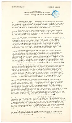 Press Release, Speech of President Harry S. Truman, Garrett, Indiana