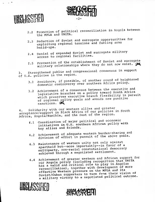 NSDD 272 United States Objectives in Southern Africa