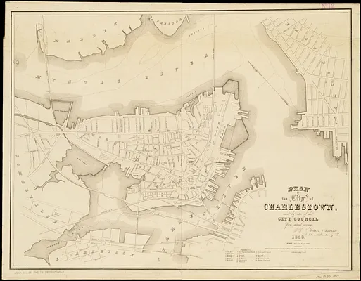 Plan of the city of Charlestown