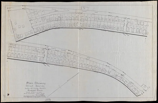 Plan showing street bounds, lots at Long Beach, Rockport, Mass.