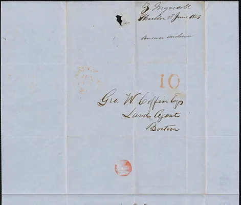 Z. Ingersoll to George Coffin, 22 June 1849