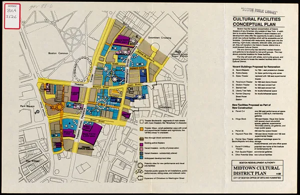 Cultural facilities conceptual plan