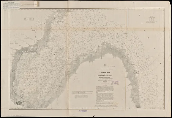 Saginaw Bay and part of Lake Huron