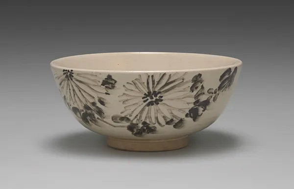 Bowl with Chrysanthemums