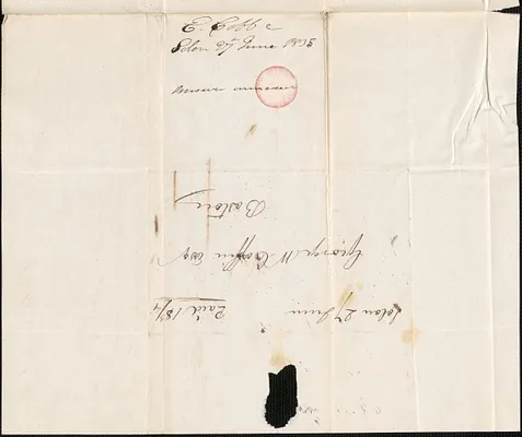E. Cobb to George Coffin, 27 June 1835