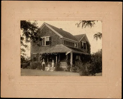 On Main Street, just past Lovell's Lane was the home of George Mecarta (1856-1941), longtime county sanitary inspector. The house was built after the Civil War by Capt. Joseph W. Scudder (1843-1888)