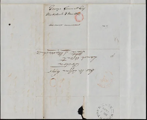 George Connell to George Coffin, 1 March 1849