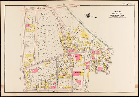 Atlas of the city of Boston, Roxbury