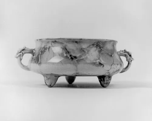 Incense Burner with Dragon-Head Handles