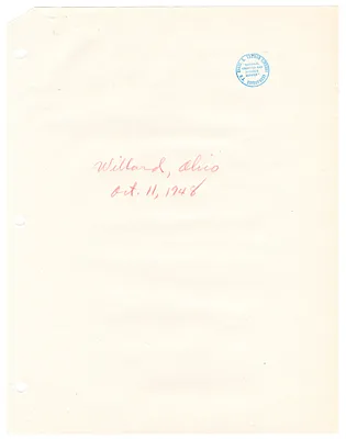 Reading Copy, Speech of President Harry S. Truman, Willard, Ohio