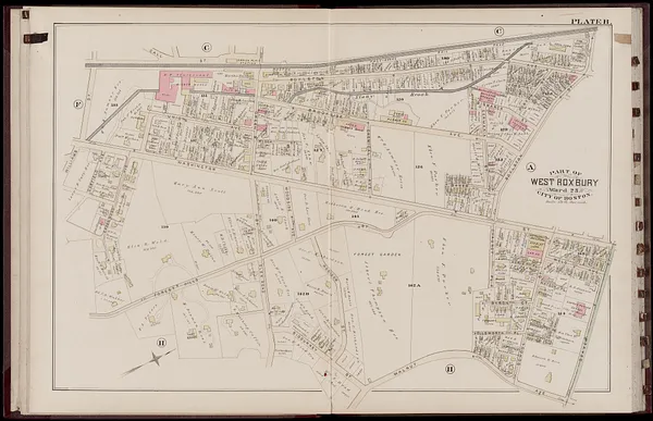 Atlas of the city of Boston : West Roxbury : volume five : from actual surveys and official records