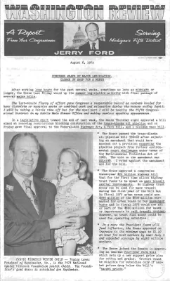 Ford Newsletter, August-October 1973