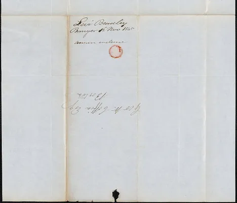 Levi Bradley to George Coffin, 12 November 1845