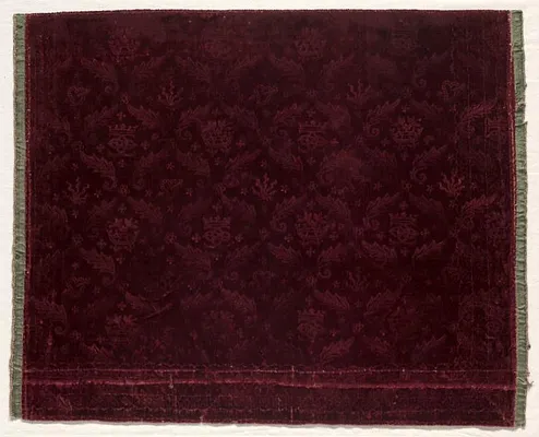 Fragment of Stamped Velvet