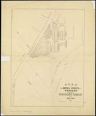 Plan of the Hotel Estate in Chelsea belonging to the Winnisimmet Company