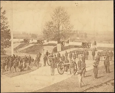 Company "F" 3d Mass. Artillery, Fort Stevens
