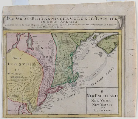 Die Gros-Britannis che colonie-laender in Nord-America