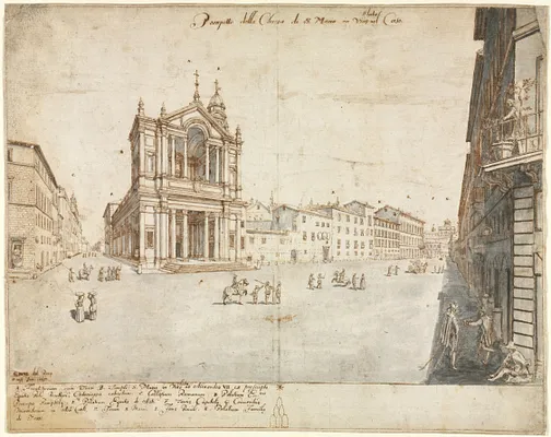 Eighteen Views of Rome: Santa Maria in Via Lata