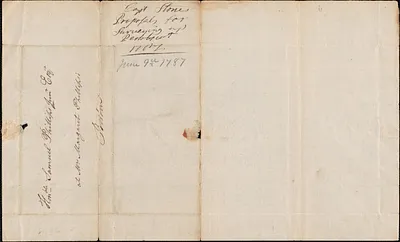 Jonathan Stone to Samuel Phillips, 9 June 1787