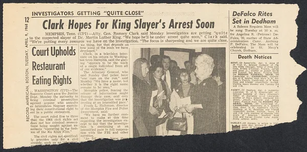 Herbert Brutus Ehrmann Papers, 1906-1970. Sacco-Vanzetti. Clippings. Box 7, Folder 16, Harvard Law School Library, Historical & Special Collections