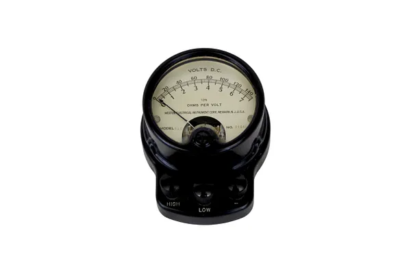 Weston voltmeter