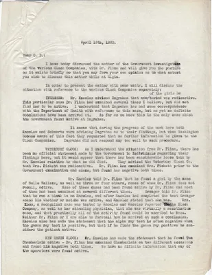 Letters Sent to C.B. [C.B. Lee], April 16, 1930
