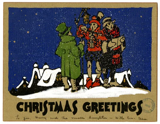 Christmas Card from Ella Ross to Bess and Harry S. Truman