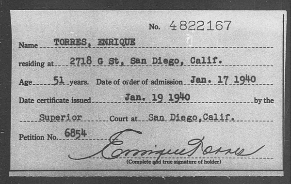Torres, Enrique - 1940