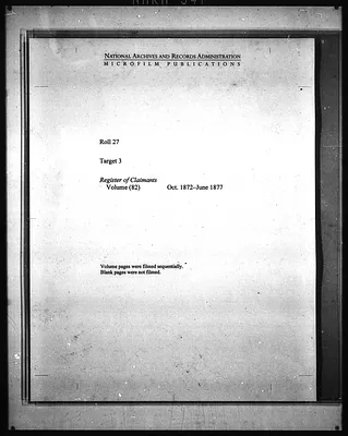 Register of Claimants from the State of Tennessee