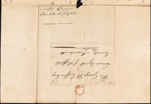 Ralph Spooner to George Coffin, 13 July 1835