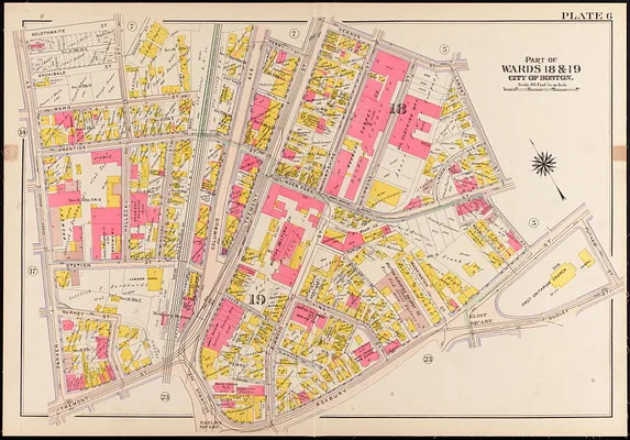 Atlas of the city of Boston, Roxbury