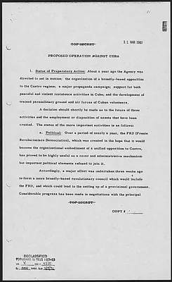 Annex No. 11 Proposed Operation Against Cuba