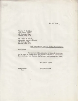 Letters Sent to E.A. Markley, Edwin F. Smith, May 19, 1934