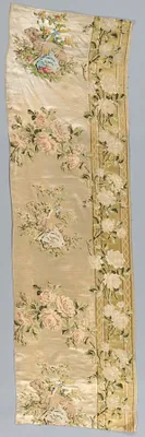 Length of Brocaded Satin