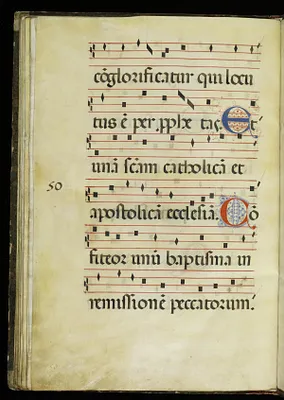 Leaf from Antiphonary
