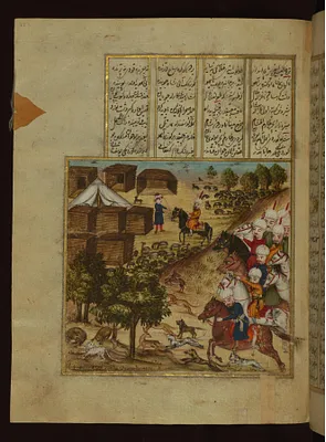 Sultan Mahmud on Horseback Speaking with Ayaz