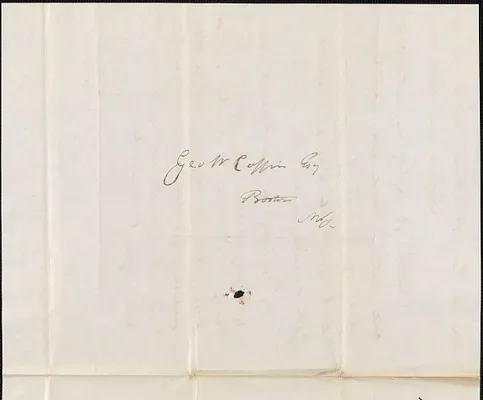Samuel Smith to George Coffin, 1 August 1842