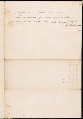 Town Meetings, 1835