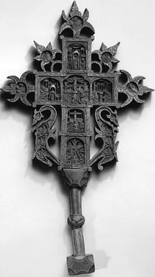 Cross with Scenes from the Life of Christ