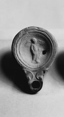 Oil Lamp with Figure of Eros